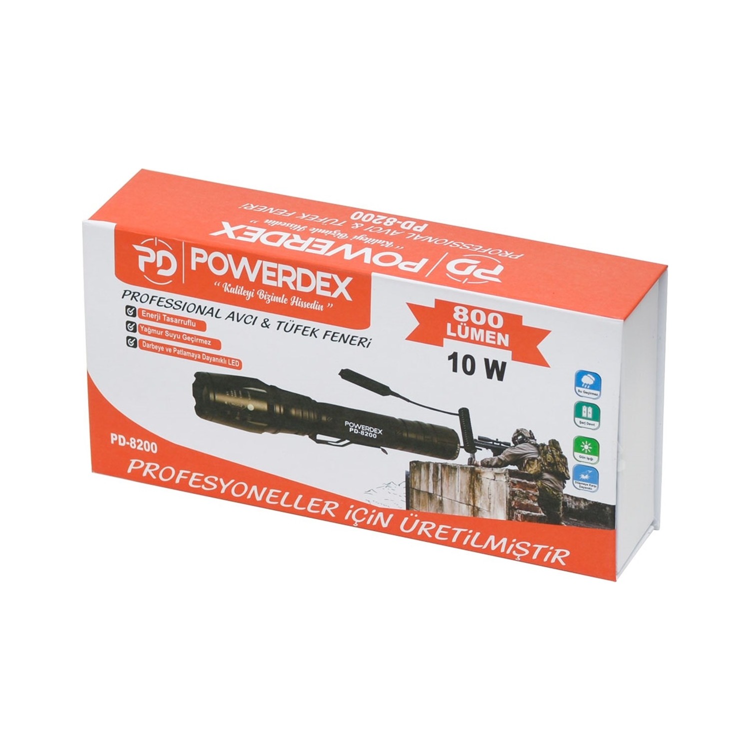 Powerdex PD-8200 Profesyonel Avcı Feneri